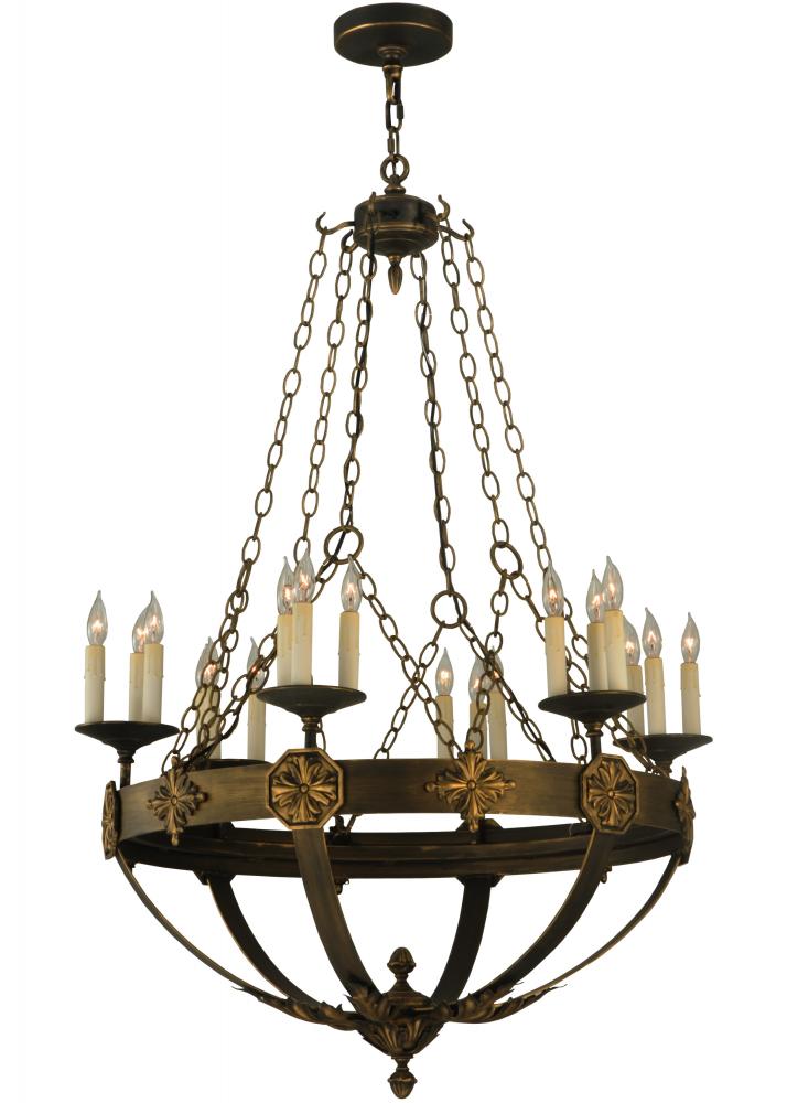 32"W Neapolis 18 LT Chandelier