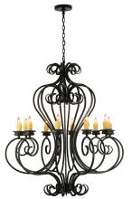 2nd Avenue Designs White 160807 - 42" Wide Fernando 10 Light Chandelier