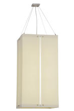 2nd Avenue Designs White 152269 - 22"Sq Quadrato Linne Pendant