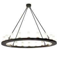 2nd Avenue Designs White 190596 - 60" Wide Loxley 20 Light Chandelier