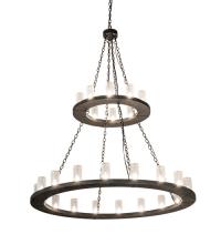 2nd Avenue Designs White 202739 - 60" Wide Loxley 28 Light Two Tier Chandelier