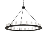 2nd Avenue Designs White 242137 - 72" Wide Loxley 24 Light Chandelier