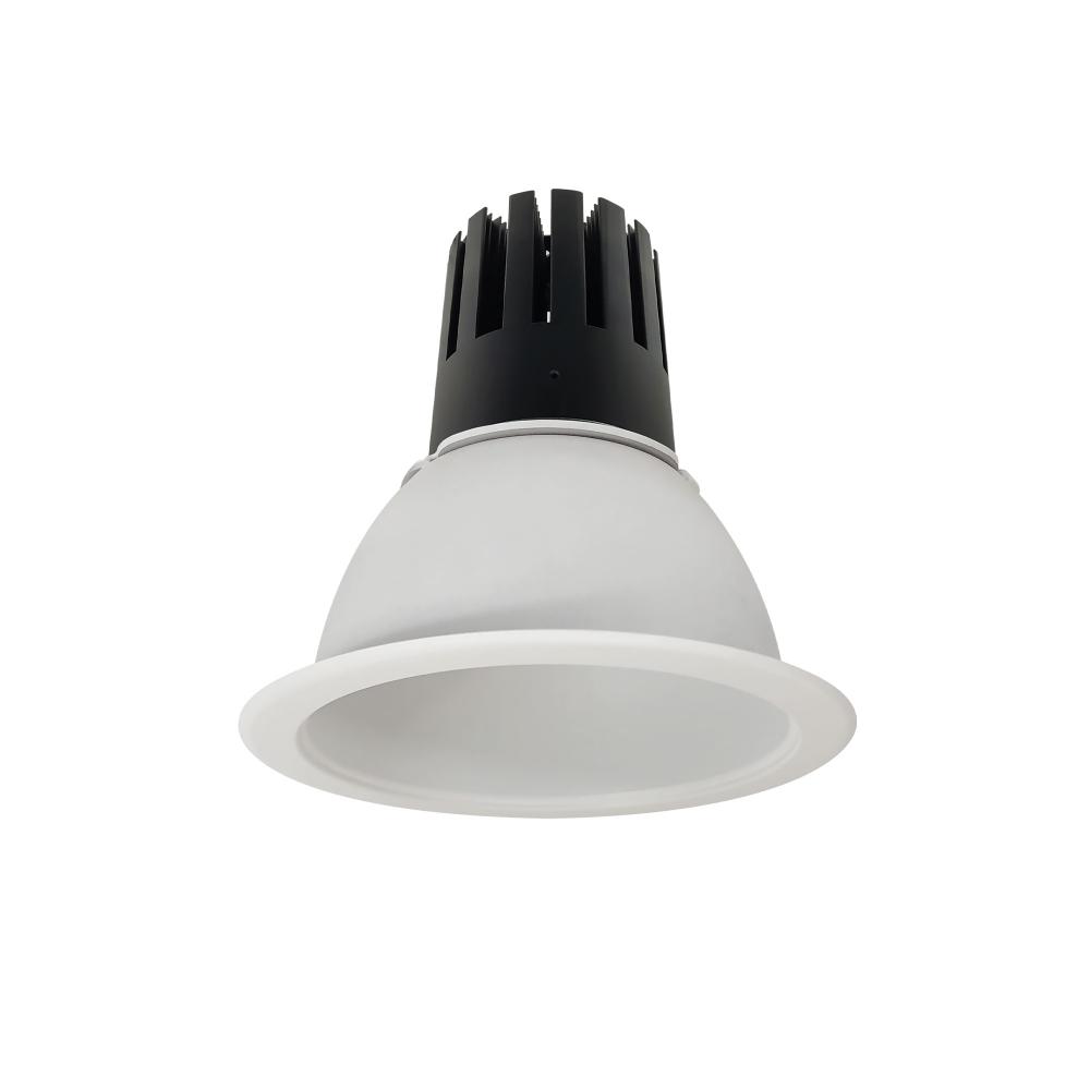 6" Sapphire III Round Open Reflector, 3500lm, 3500K, Narrow Flood Optic, Matte Powder