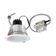 Nora NCR3-61L235FP01MPW - 6" Sapphire III Retrofit, Matte Powder White Reflector/Matte Powder White Flange, 120V; Phase