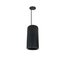 Nora NYLS3-6C1L235FC12BBB/PEM - 6" Sapphire III Cable Mount Black Cylinder, Pre-Wired for EM Driver, Black Reflector/Black