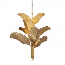 Varaluz 901C09GO - Banana Leaf 9-Lt Chandelier - Gold