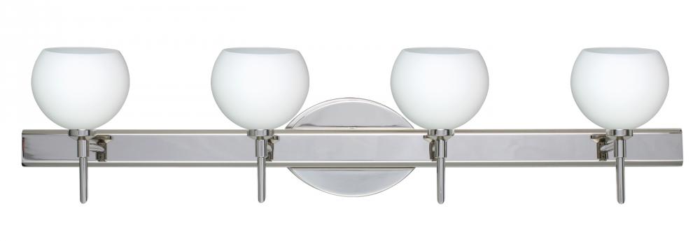 Besa Wall Palla 5 Chrome Opal Matte 4x5W LED