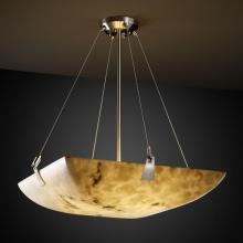 Justice Design Group FAL-9644-35-NCKL-LED-6000 - 36" Pendant Bowl w/ Tapered Clips