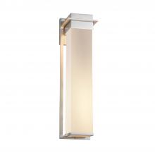 Justice Design Group FSN-7545W-OPAL-NCKL - Pacific 24" LED Outdoor Wall Sconce