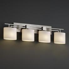 Justice Design Group FSN-8704-30-MROR-NCKL - Aero 4-Light Bath Bar