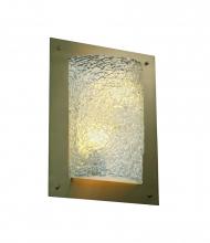 Justice Design Group GLA-5563-LACE-DBRZ-LED-2000 - Framed Rectangle 4-Sided Wall Sconce (ADA)