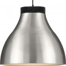 Progress P500373-009-30 - Radian LED Collection  Modern Brushed Nickel Metal Pendant