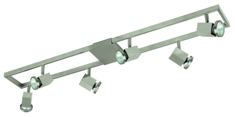 6 LT Track Light w/ Matte Nickel Finish and Adjustable Lamp Heads