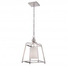 Crystorama 2240-PN - Libby Langdon for Crystorama Sylvan 1 Light Polished Nickel Mini Pendant