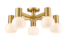 DVI DVP49413BR-TO - LILLOOET 5 LT SEMI FLUSH