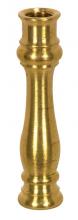 Satco Products Inc. 90/2171 - Solid Brass Neck And Spindle; Unfinished; 5/8" x 2-11/16"; 1/8 IP Tapped