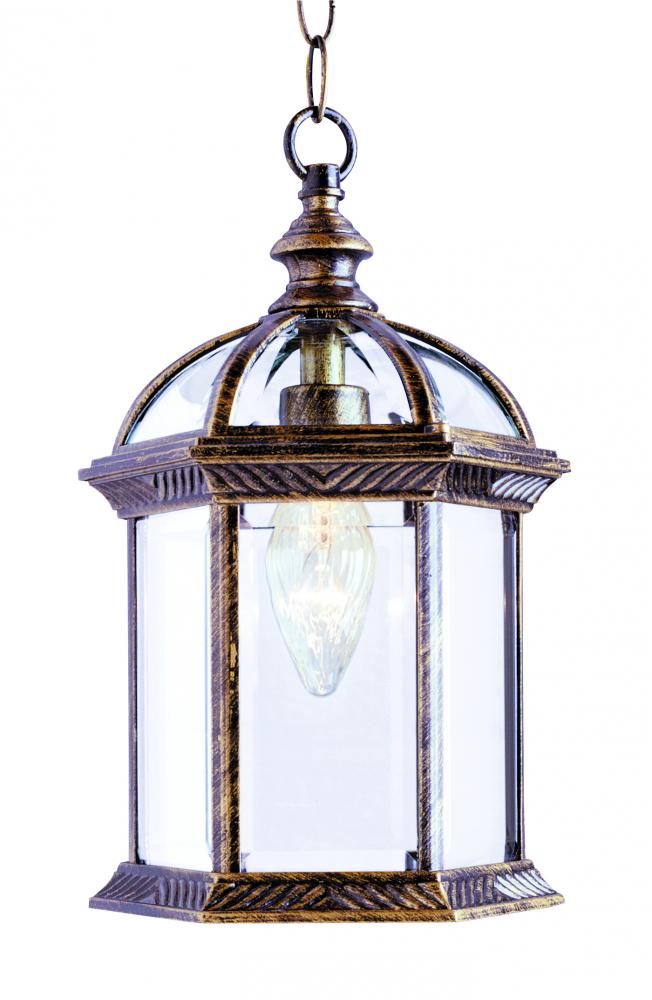 1LT HANGING LANTERN WH