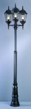 Trans Globe 4995 WH - 3 LT OUTDOOR POLE