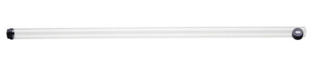 48 Inch T12 Linear Fluorescent Tube Guard, Clear (12 pack)
