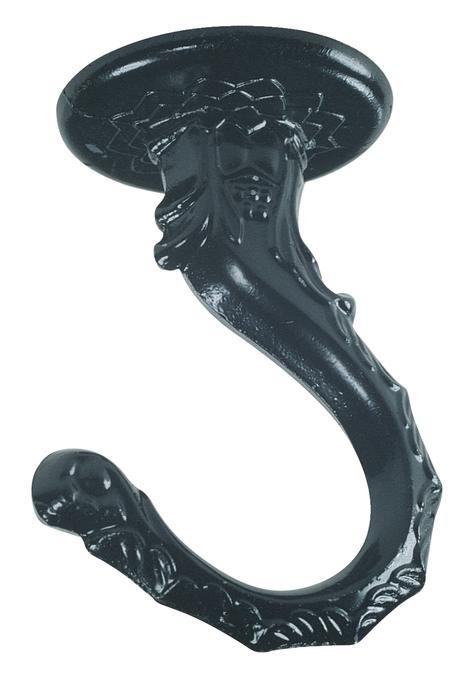 Large 2 1/2" Swag Hook Kit Black Finish