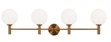 Matteo Lighting S06004AGOP - Cosmo Aged Gold Brass Wall Sconce