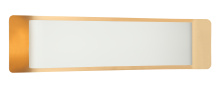 Matteo Lighting S10524WHAG - Kumilo White + Aged Gold Brass Wall Sconce