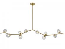 Avenue Lighting HF4810-CLR - Hampton Collection Ten Light Chandelier