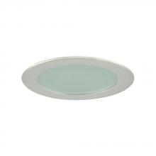 Jesco TM409ST - 4-inch aperture Low Voltage Flat Shower Trim w. Frosted Glass