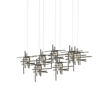 Hubbardton Forge 131095-SKT-LONG-20-II0728 - Tura 7-Light Seeded Glass Pendant