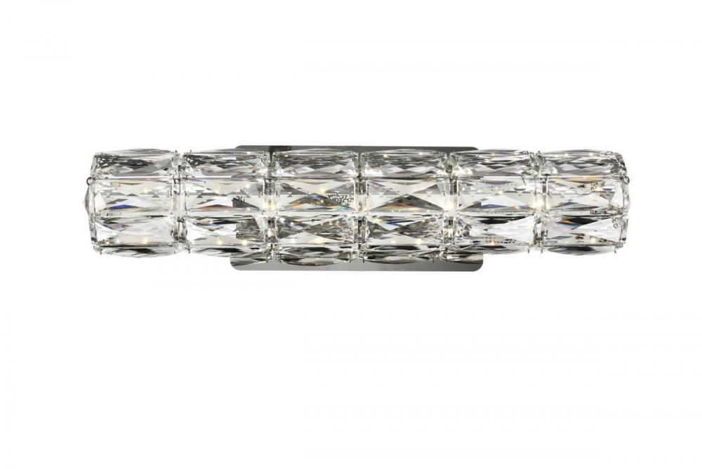 Valetta Integrated LED chip light Chrome Wall Sconce - Thumbnail 3