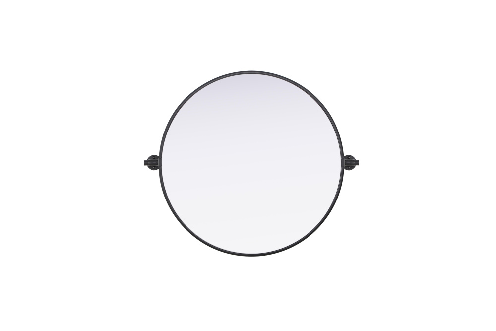 Amoura 24x24 Pivot Mirror in Black