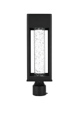 Elegant OD604P18BK - Pole Light W5.5"xD5.5"xH18.1" Lt1/LED/11W Black