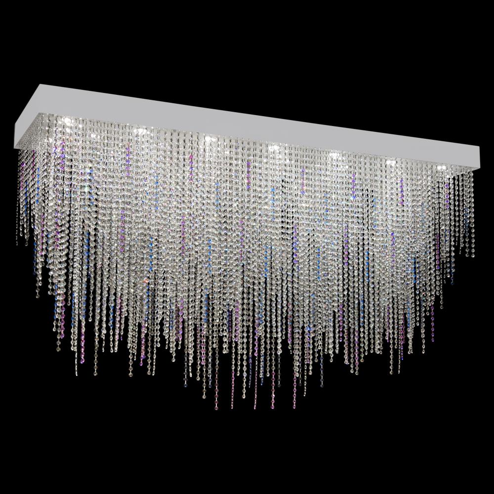 20 LIGHT SURFACE MOUNT CRYSTAL CHANDELIER