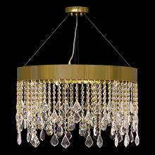 Hello Lighting Items 2424-2200 - Morgan Lighting - 12 Light Round Aged Brass Chandelier