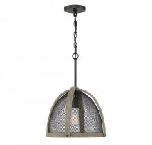 Savoy House Meridian M70111DWW - 1-Light Pendant in Weathered Birch