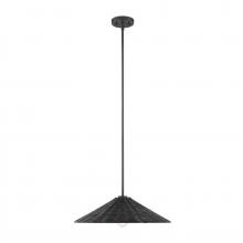 Savoy House Meridian M7041MBK - 1-Light Pendant in Matte Black