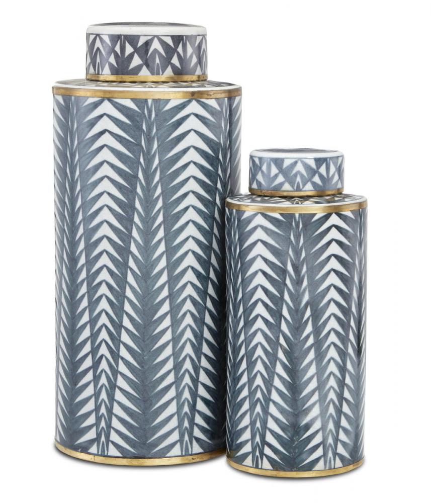 Art Deco Tea Canister Set of 2